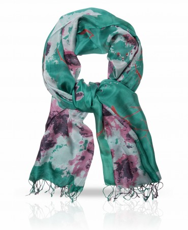 Палантин Женский S-CN.FLOWER/BLUE